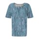 thumbnail image 4 of Camisetas de Cuello Redondo Impreso Gradiente de las Mujeres, Manga Corta Casual Top para el Uso Diario, 4 of 4