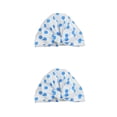 thumbnail image 2 of Moyic Gorros de ducha Estampado de flores Impermeable Elástico Universal Sombrero corto largo Mujeres Niñas Suministros de baño Estampado Type9 NO9, 2 of 6