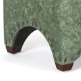thumbnail image 4 of Homebeez 29.8" Velvet Storage Ottoman Bench Footrest Stool for Bedroom, Green, 4 of 8