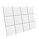 thumbnail image 3 of 12 paneles acústicos insonorizados para pared, decoración de pared, decorativos y únicos. blanco no pegajoso, 3 of 9