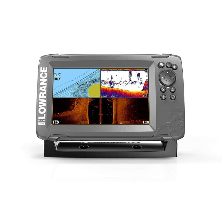 Lowrance HOOK2 7 - 7-inch Fishfinder with TripleShot Transducer and US /  Canada Navionics+ Map Card 