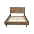 thumbnail image 5 of Alpine Furniture Queen Wood Platform Bed in Sand (Beige), 5 of 6