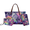 Colorful Wolf Rose, variant on Tutolipy 3 Pack Handbag Set for Female Hummingbird Floral Art Long Zip Wallet Waterproof Handheld Shoulder Handbag for Outdoor Daily Commute