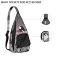 thumbnail image 2 of Waterproof Hiking Backpack - Lightweight Travel Sling Bag for Men & Women, Adjustable Crossbody Chest Shoulder Daypack for Running, Camping & Outdoor, 2 of 4