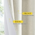 thumbnail image 5 of NICETOWN Full Blackout Curtains for Living Room Modern Grommet Room Darkening Thermal Insulated Solid Drapes, W42 x L72, Beige, Set of 2, 5 of 9