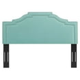 thumbnail image 2 of Ergode Lucia King/California King Performance Velvet Headboard - Mint, 2 of 5