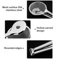 thumbnail image 2 of Freír Aceite Cuchara Colador Clips Acero Inoxidable Malla Fina Aceite Colador Cuchara Comida Tong Cocina Accesorios Para Freír 2 Uds 2 En 1 Filtro Eigraketly HA034764-00, 2 of 6
