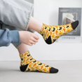 thumbnail image 4 of Salouo Funny Chicken Pattern Unisex Middle Tube Socks,Middle-Finger Knee High Socks Over The Calf Tube Stocking Crew Stockings for Women and Men Tube Socks, 4 of 8