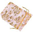 thumbnail image 3 of 200 Piezas 7X9cm Bolsas de Joyería de Regalo con Lazo de Organza Rosa Bolsas Regalos de Fiesta de Navidad Rosa, 3 of 8