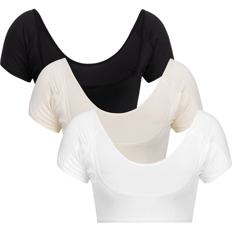 Prdigy 3 Pcs Underarm Sweat Vest, Breathable Underarm Pads Shirt