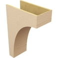thumbnail image 5 of 12"W x 24"D x 36"H Classic Huntington Rough Cedar Woodgrain TimberThane Corbel, Primed Tan, 5 of 6