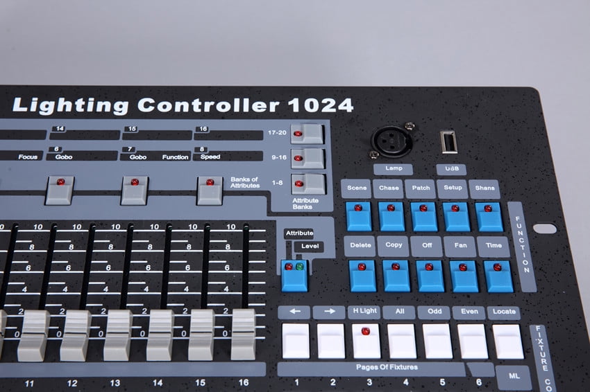 KingKong DJ Console 1024 Channels for Stage Lighting DMX Controller with Flight Case