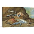 thumbnail image 1 of ARTCANVAS Fish And Shellfish On a Shore Canvas Art Print by Jan Van Kessel Younger - Size: 26" x 18" (0.75" Deep), 1 of 9