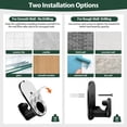 thumbnail image 3 of Barras para Cortinas KAMANINA Ajustables 40.5-76 cm Sin Taladro Negro, 3 of 9