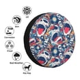 thumbnail image 4 of Fotbe cool rock Skull Funda de Llanta de Repuesto con Estampado, Engrosada, Ajuste Universal para Jeep, Remolque, RV, SUV, Camión-14 inch, 4 of 6