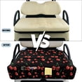thumbnail image 6 of HUIACONG Colorful Leaves Golf Cart Covers Seat 4 Pocket Anti-Slip Golf Cart Covers Seat Club Car Portable Breathable Fit Most Cars EZGO Yamaha Club Car, 6 of 7