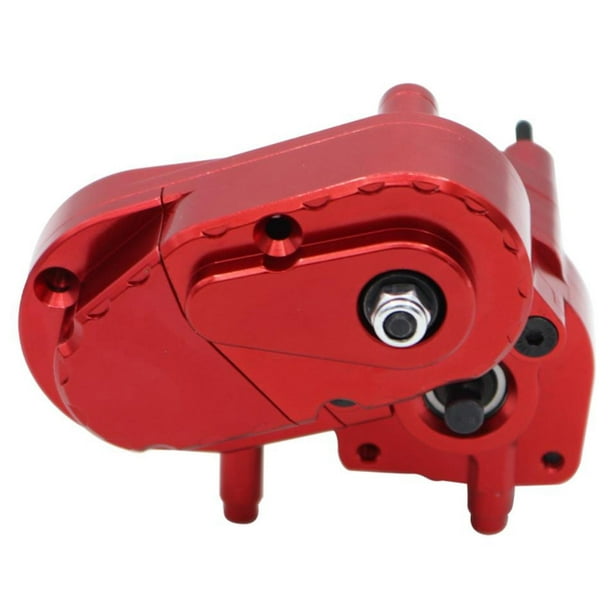 Accesorios para vehículos con caja de cambios mejorada, ensamblados para SCX10-Axi03004 a escala 1:10 rojo