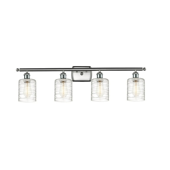 Innovations Lighting - Cobbleskill - 4 Light Bath Vanity In Art Nouveau Style-11