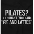 thumbnail image 2 of Pilates Thought You Said Pie Lattes Women's Long Sleeve T Shirt Brisco Brands X, 2 of 6