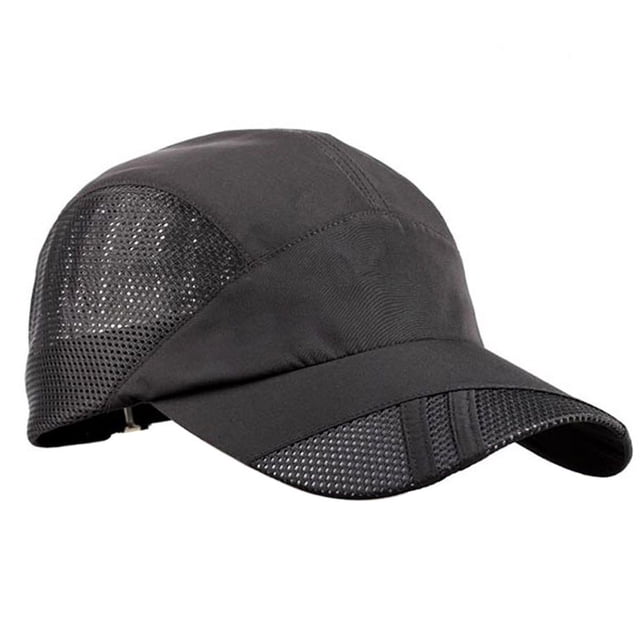 Qarigey Men Hat Clothing Accessory Sunshade Baseball Breathable Outdoor Drying Adjustable Caps Quick Mesh Headgear Summer Sport Type3 NO3 Qarigey PS2964-01