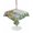 Light Gray Grass Green, variant on Outdoor Tablecloth with Umbrella Hole for Patio/Picnic/Party/Camping, Cute Funny Animals Waterproof Table Cloth Square Cover Washable, Summer Botanical Tropical Vintage (54"x 54")