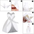 thumbnail image 5 of Nvzi 100 cajas de regalo para dulces de boda, caja de regalo para novios, recuerdos de boda para invitados y amigos (50 para la novia + 50 para el novio), 5 of 5