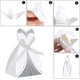 thumbnail image 5 of Nvzi 100 cajas de regalo para dulces de boda, caja de regalo para novios, recuerdos de boda para invitados y amigos (50 para la novia + 50 para el novio), 5 of 5