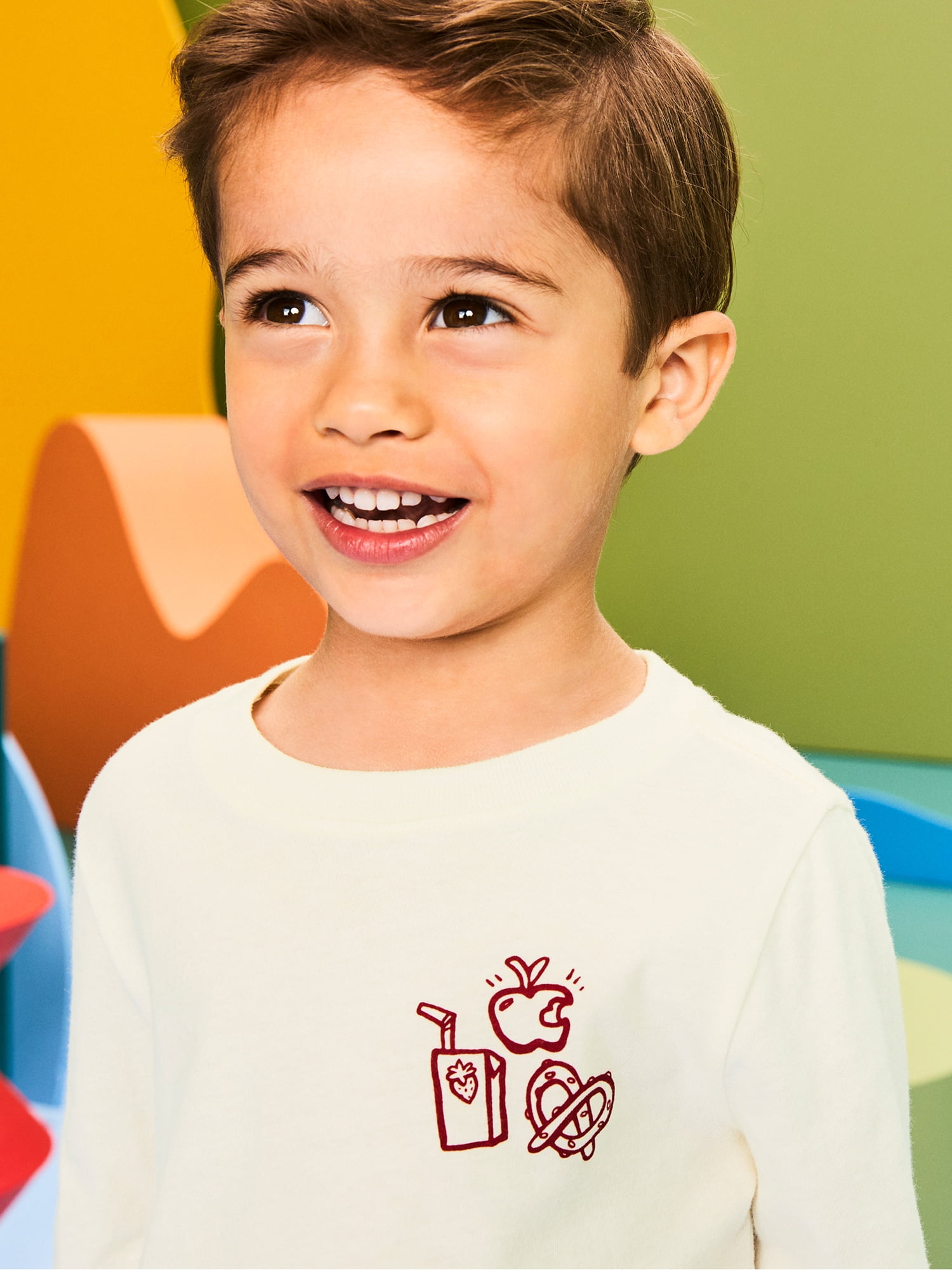 Garanimals Baby & Toddler Boys Long Sleeve Shirts, Single & 3-Pack, Sizes 0-6T