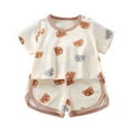 thumbnail image 3 of Loose Athletic Performance Quick Dry Summer T Shirt Shorts Two Piece Set Soccer 3-6 Months Baby Girl Clothes, 3 of 3
