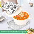 thumbnail image 3 of Yayeee Pot Holders Kitchen Heat Resistant with Pocket 7"x9.8" Cotton Oven Cooking Hot Pads, Clouds and Suns, 3 of 7