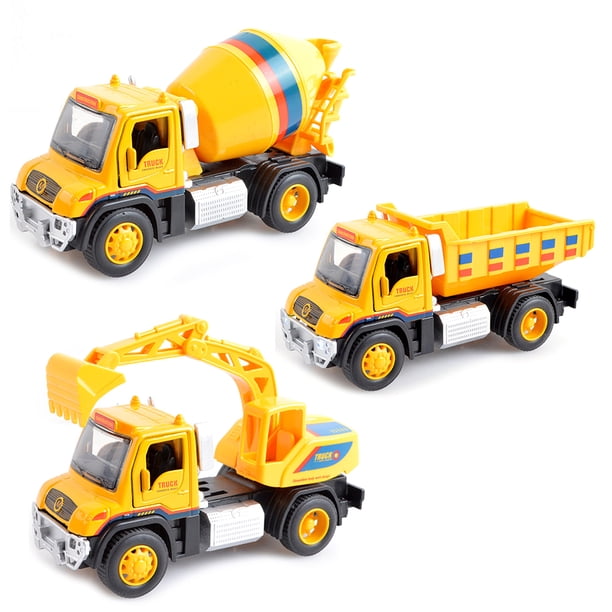 Gwong Juguete 1/32 Simulación Excavadora Mezclador Construcción Coche Pull Back Modelo Niños Juguete Regalo Gwong 30003516