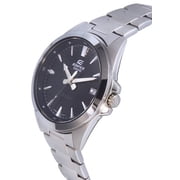 Casio Edifice Mens Black Dial Stainless Steel Watch EFV-140D-1A