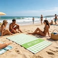 thumbnail image 4 of Plaid Pattern Beach Towel, 70x150 cm, Soft Polyester, Quick-Dry, Absorbent, Lightweight Travel and Pool Towel, Multiple Colours Available, 4 of 6