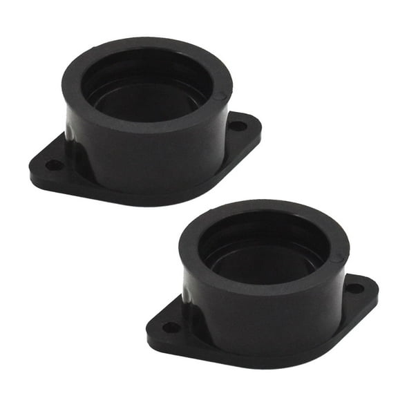 2-Pcs Carburetor Insulator Intake Boot 16065-1027 Intake Manifold Joint Fit for Kawasaki KZ440 1980-1983