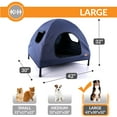 thumbnail image 3 of K&H Pet Products Original Pet Cot House Navy Blue Large 42 X 30 X 32 Inches, 3 of 10