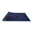 thumbnail image 2 of Ahgly Company Indoor Square Oriental Blue Industrial Area Rugs, 4' Square, 2 of 4