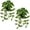 S-2pcs-pink, variant on Indoor Greenery Realistic Faux Trailing Artificial Potted in Black Pot White N' Joy Leaf Houseplant for Living Room Table Kitchen Counter Shelf