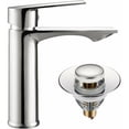 thumbnail image 1 of Faucet Sink Mixer Tap Chrome Basin Faucet Hot and Cold Adjustable Faucet, 1 of 5