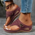 thumbnail image 2 of Dakaela Orthopedic Sandals for Women 2025 Arch Support Summer Slip on Slippers Dressy Flip Flops, 2 of 8