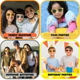 thumbnail image 6 of ArtCreativity Safari Jungle Animal Print Plastic Sunglasses Party Favors for Kids – 12 Pack Character Sunglasses for Boys & Girls Ages 3-12, 6 of 6