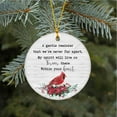 thumbnail image 1 of Ceramic Christmas Tree Ornaments, My Spirit Will Live on Forever There Within Your HeartHanging Ornament With Ribbon, Christmas Gifts - Circle, 2 Pcs, 1 of 3