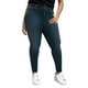 thumbnail image 1 of Jeggings con forro polar para mujer, tallas grandes - Cintura alta, sin cremallera, denim elástico, pantalones térmicos de invierno - L-XXXXL, 1 of 7