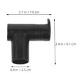 thumbnail image 2 of TABLZONE 12Pcs Black Plastic Tube Connectors for Telescopic Clothes Rack Accessories Strong Stable Support, 2 of 8