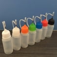 thumbnail image 6 of 10pcs 10ml Plastic Empty Oil Dropper Bottle with Steel Needle Drip Tip for Liquids Random Color, 6 of 8