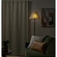 thumbnail image 6 of Better Homes & Gardens Textured Solid Chenille Blackout Single Curtain Panel, Ivory, 50"W x 84"L, 6 of 11