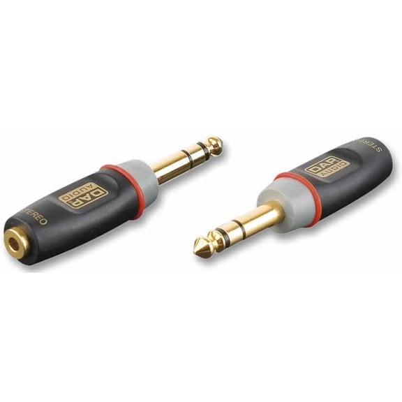 XCALIBER - 6.35mm (1/4") Stereo Jack Male to 3.5mm Stereo Jack Female Adaptor