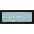 thumbnail image 2 of Julie Paton 24x11 Black Modern Wood Framed Wall Art Titled - Coast Sign, 2 of 6