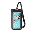thumbnail image 2 of Funda impermeable para teléfono IPX8 | Bolsa estanca universal para playa y uso bajo el agua | Compatible con teléfonos de hasta 6.7" con cordón ajustable | Funda protectora transparente para, 2 of 7