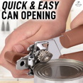 thumbnail image 3 of Zulay Kitchen Can Opener Durable Manual Can Opener Smooth Edge Cut Stainless Steel - Dusty Rose, 3 of 6
