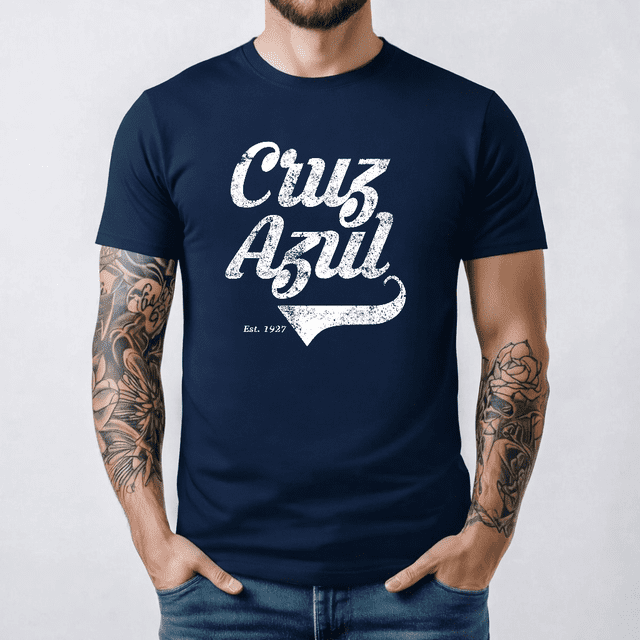Cruz Azul Tee Retro Vintage Style Gift Premium Shirt Gift Black Unisex T-Shirt